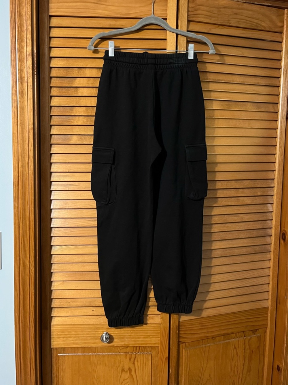 Zara Black Cargo Track Joggers - Picture 3 of 5